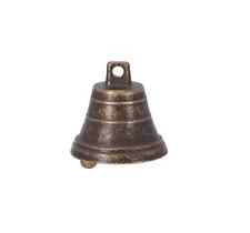 Campana Campanello in ottone brunito misura 5,5 cm da appendere o regalo