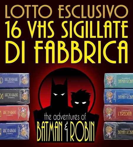 Lot vhs tape batman robin - lot,