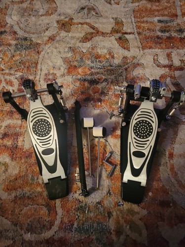 Pedale per batteria doppio - pedale,