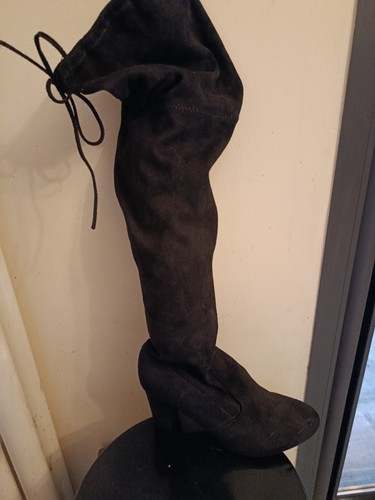 Bottes cuissardes noires - cuissardes, en