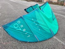 north orbit 7m modello 2022 verde vela kite kitesurf