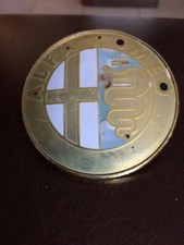 STEMMA POSTERIORE PIU' MOLLETTA E FERMO DI SICUREZZA ORIGINALE ALFA ROMEO 155 