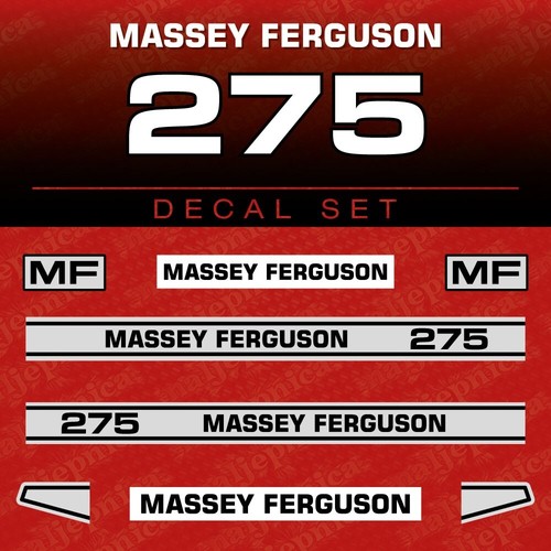 Massey ferguson 275 adesivi - ferguson,