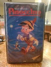 Rare! Pinocchio 1985 VHS Walt
