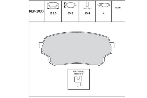 55200 50j02 set pastiglie - set,