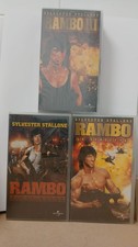 Trilogia Rambo - 3 VHS - Nuove