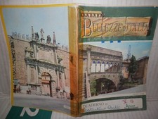 Vecchio quaderno scolastico di scuola BELLEZZE D'ITALIA VITERBO PALAZZO PAPALE