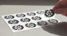 KIT 12 Pz Bollini Adesivo