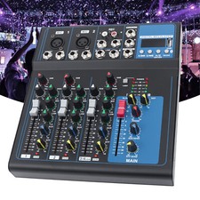 Mixer Audio 4 Canali Portatile