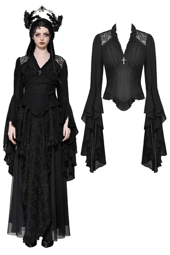 Dark love top donna nero - dark,