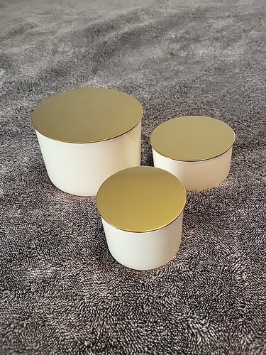 Scatole ikea glittrig - scatole, avorio