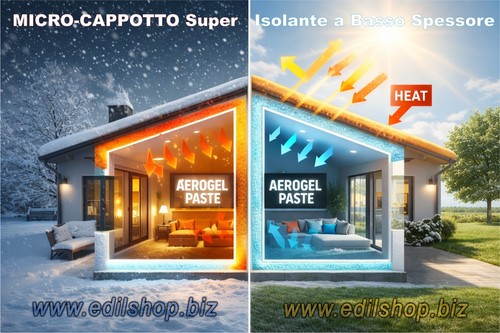 Aerogel pasta microcappotto - aerogel, in
