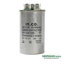 CONDENSATORE 30+1,5µF 3 CONTATTI 370/450VAC PER CONDIZIONATORI CLIMATIZZATORI