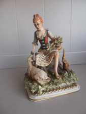 ANTICA CERAMICA DI CAPODIMONTE ALT 16CM