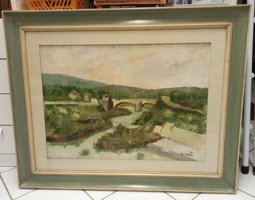 Roberto ciabani paesaggio olio - roberto,