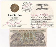 500 LIRE ARETUSA 20.10.1967