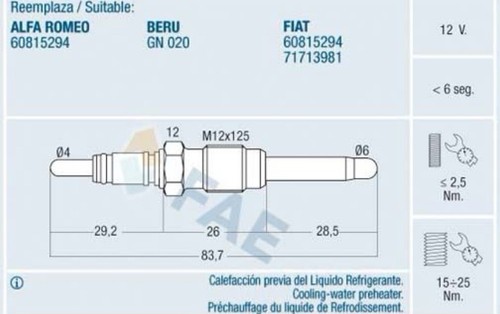 Kit 4pz 60815294 gn020 - =,