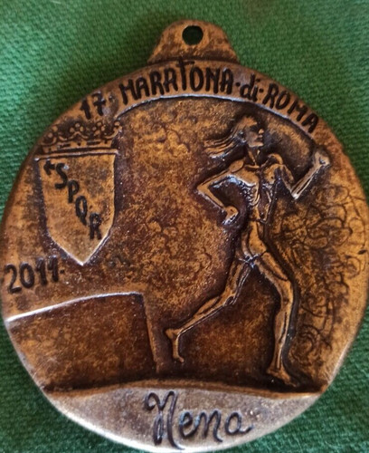 Medaglia maratona roma 17ª - medaglia,
