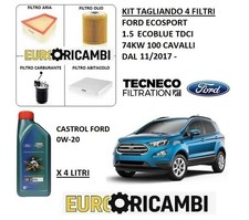 TAGLIANDO FILTRI OLIO