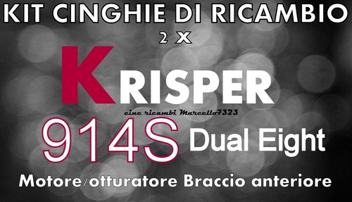 Kit cinghie ricambio 2 x - ★kit,