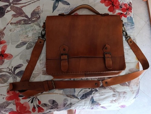 Borsa postina cuoio tracolla - postina,