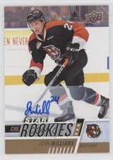 2017-18 Upper Deck CHL Star Rookies Auto Josh Williams #325 Auto