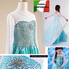 Frozen Vestito Carnevale Elsa