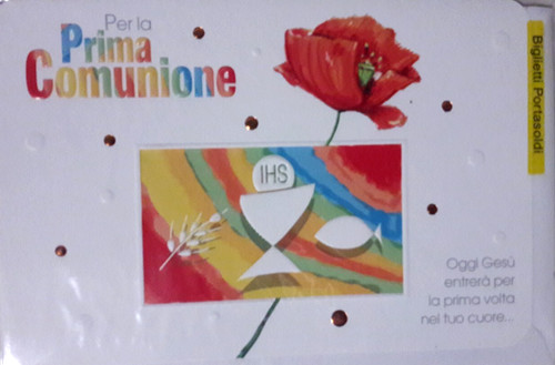 Prima comunione biglietto - prima, di