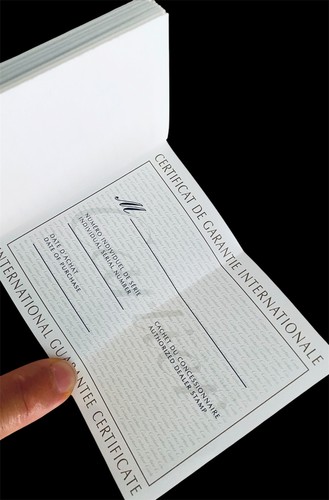 Cartier libretto con - libretto, garanzia