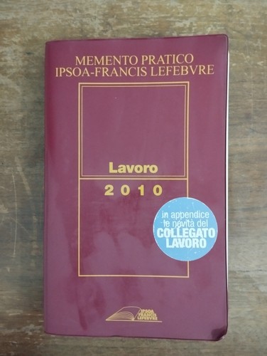 Memento pratico lavoro - , 2010