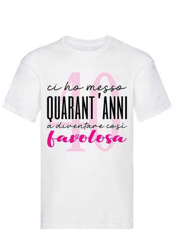 Shirt donna compleanno - t-shirt, 40