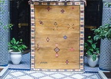 Elegant Moroccan Taznakht Rug