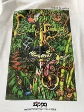 T-shirt Zippo Forest I Solved The Mystery punto singolo grafica vintage taglia XL