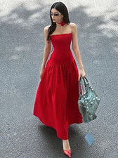 S M L Donna senza Spalline