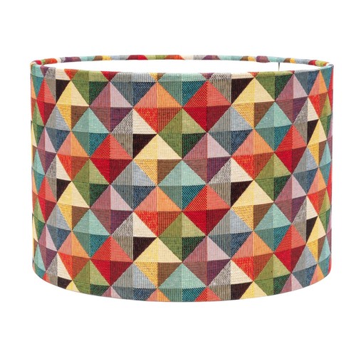 Paralume arazzo geometrico