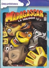 3 dvd MADAGASCAR LA TRILOGIA -