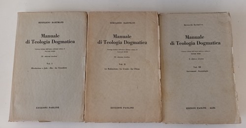 Manuale teologia dogmatica - manuale,