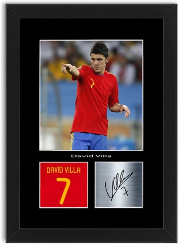 Poster calcio david villa - calcio,