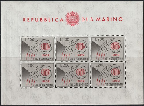 1962 san marino foglietto - 1962,