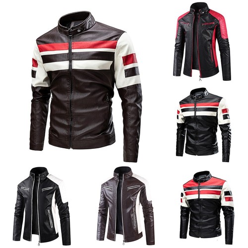 Giacca moto ecopelle - giacca,