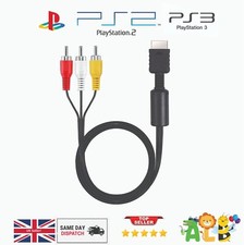 Cavo Scart RCA ad AV Video Audio TV Cavo per PS1 PS2 PS3 Playstation Console