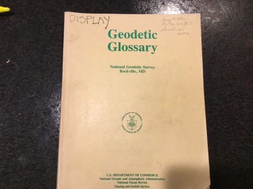 Coast and geodetic - geodetic, survey