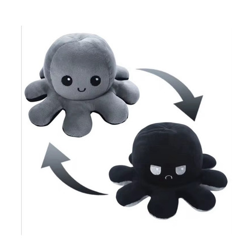 Peluche polpo reversibile - peluche,