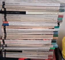 LOTTO 25 VOLUMI CLASSICI DELL'ARTE RIZZOLI L'OPERA COMPLETA DI nuovi E Come Nuov