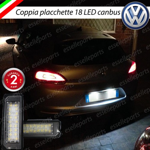 Coppia luci targa led - luci,