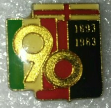Distintivo calcio GENOA Genova badge pin COMMEMORATIVO 90 no piedino 