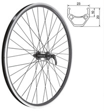 Ruota CERCHIO Anteriore MTB 26" Kauris 2.0 V-Brake 36 raggi 1030gr