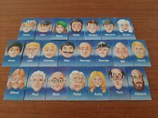 Indovina Chi? - MB 1980 Carte Figurine Personaggi Tabellone BLU SINGOLA CARTA