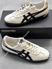 Scarpe sneakers unisex Onitsuka Tiger Tokuten running bianco/nero/oro atletiche