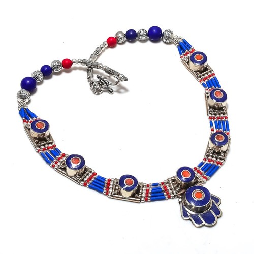 Collana con pietre - , preziose